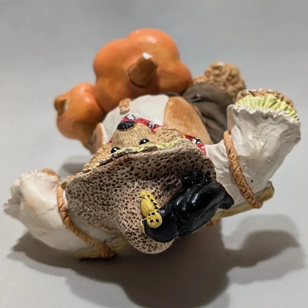 Vintage 1994 Scare Bear Ceramic Figurine 